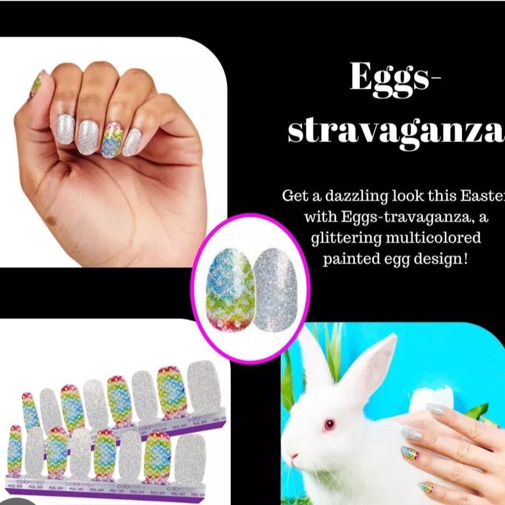 Eggs-stravaganza Color Street Nail Wrap